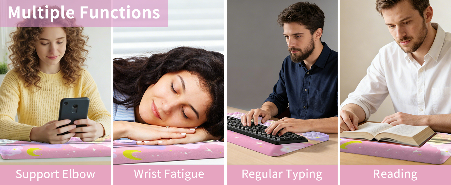 2 in 1 Ergo Comfy Keyboard Pad with Wrist Support —— Where Health Meets Comfy