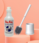Ring King Toilet Bowl Cleaners Liquid 32oz Silicone Toilet Brush