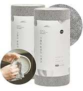 Gray One Day Scrubber - No Odor Dishcloths for Washing Utensils, Cookware, & Cooktop – Multipurpo...
