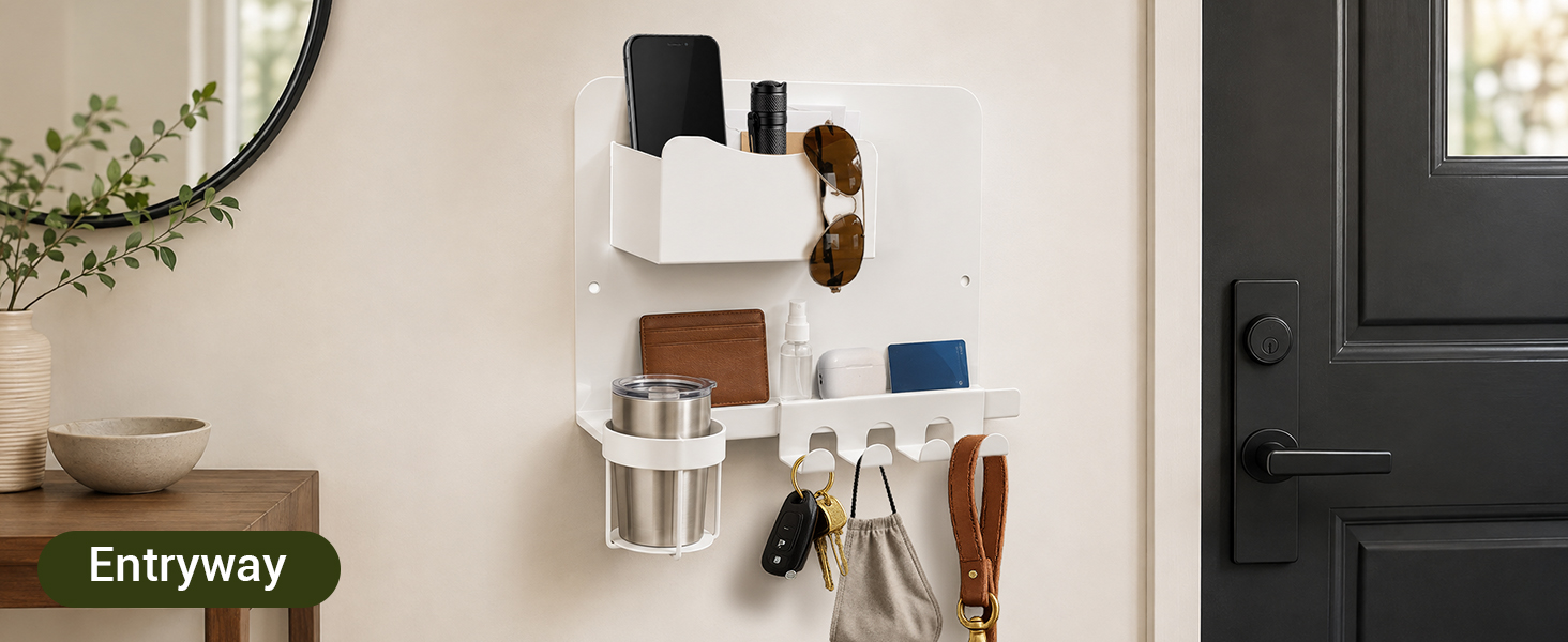 bedside wall organizer