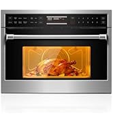 AAOBOSI 24 Inch Built in Microwave Oven,1.6 Cu.Ft Wall Microwave Convection Ovens Air Fryer Combo...
