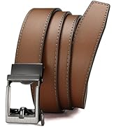CHAOREN Leather Ratchet Belt Men - Mens Belts Casual Accessories for Every Occasion (35mm)