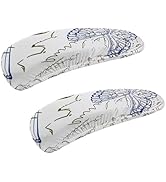 Smiry Stretch Printed Office Chair Armrest Covers, 2 Pcs Soft Fit Removable Washable Computer Des...