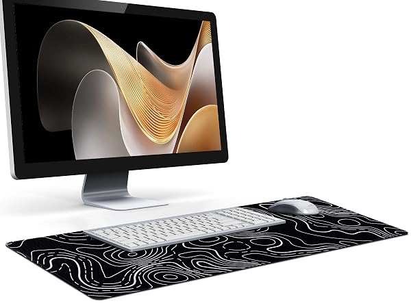 black mouse pad