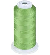 Simthread 100% Cotton Thread 1641 Yards Green Apple Color for Sewing Quilting