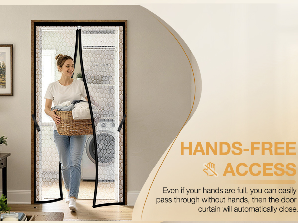 Magnetic Thermal Insulated Door Curtain