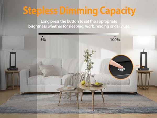 black table lamps for bedroom bedside