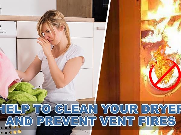 dryer vent cleaner kit with Stretch Universal Connector