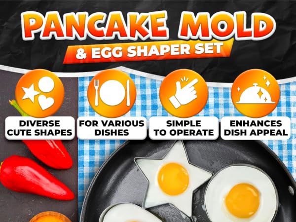 griddle egg rings mouse pancake maker egg ring mold round egg moldes para pancakes egg ring