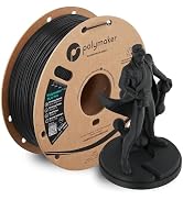 Polymaker PLA Pro Filament 1.75mm 1KG Black, High-Impact Resistance | Tough, High Speed Up to 300...