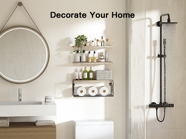 BATHROOM SHELVES