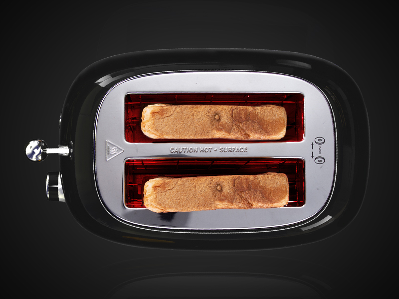 ROTER MOND 2 SLICE TOASTER