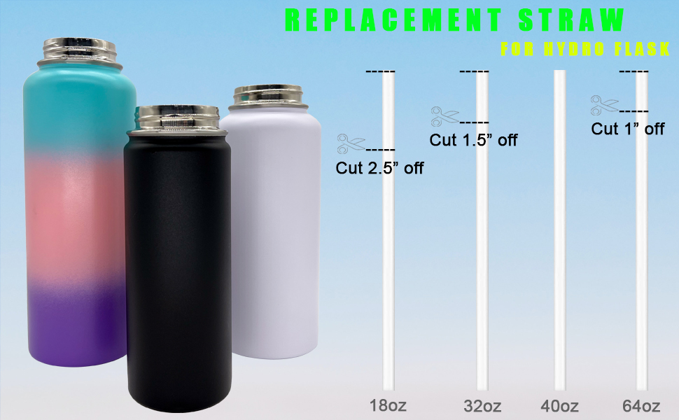 replacement straw for hydroflask