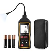 GOYOJO Natural Gas Leak Detector With 10-Inch Gooseneck, Digital Gas Detector, LCD Display With B...