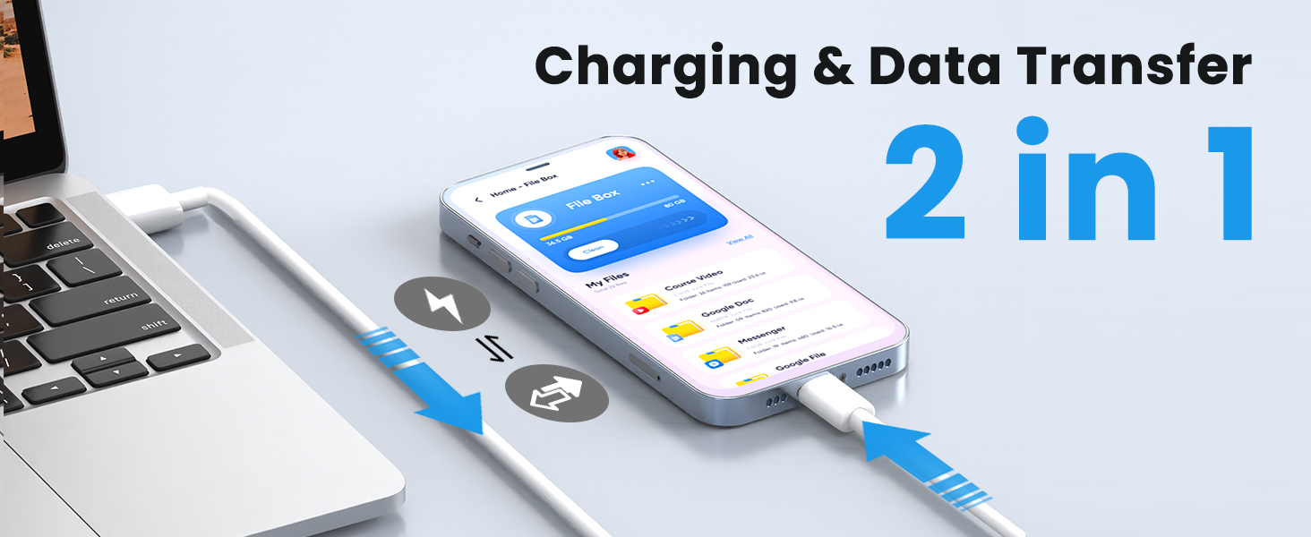 charging and data transfer 2in1