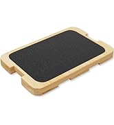 MUCITAGF Resistance Band Foot Plate - Wood Fitness Board for Resistance Band Strength Training, S...