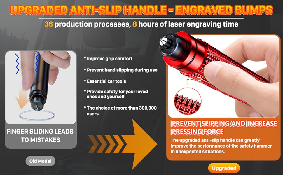 window hammer seatbelt cutter