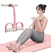 Foot Pedal Resistance Band,6-Tube Pedal Puller Resistance Rope,Yoga Elastic Exercise Bands, for W...