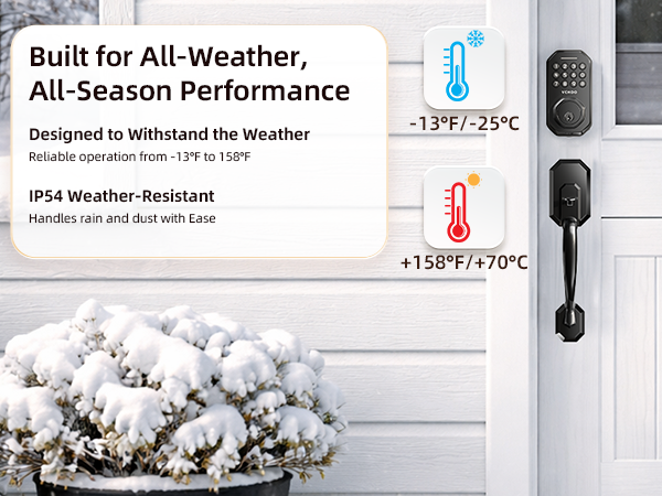 VCHOO Keyless Entry Door Lock
