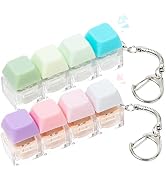 Keyboard Clicker Fidget, Keyboard Fidget Toy Silent Clicker Fidget Keychain Clicky Keyboard for A...