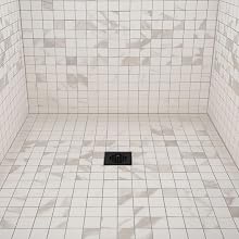 Square Grate on Shower Floor