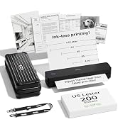 HPRT Portable Thermal Printer-Inkless Printer, Supports Thermal Paper&Labels, Multi-User Bluetoot...