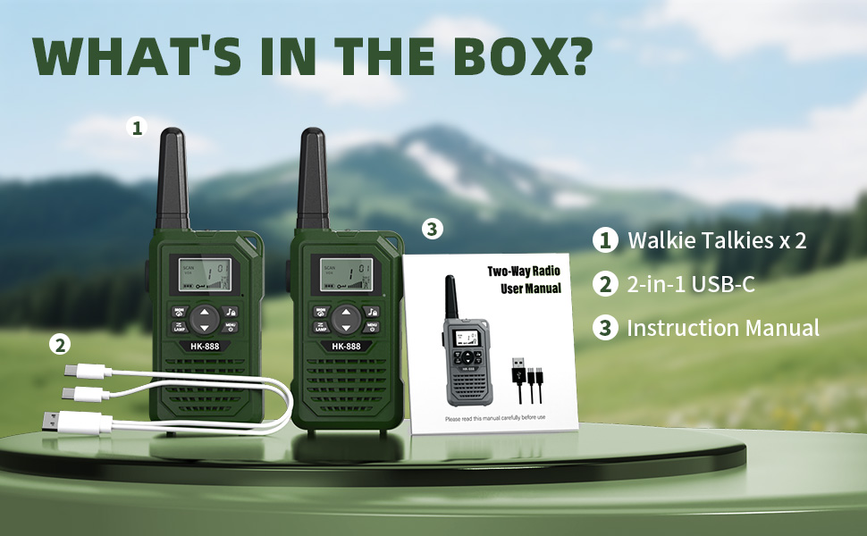 Walkie Talkies Long Range for Adults