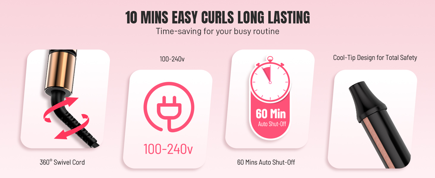 1.25 inch long barrel curling iron