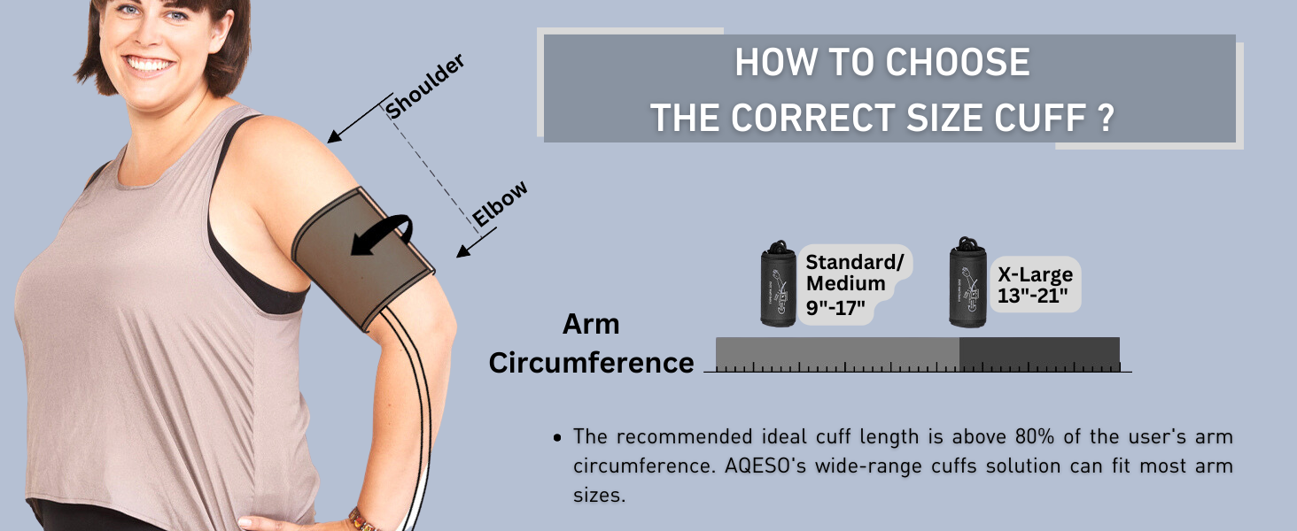 How to choose the correct size cuff properly?