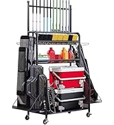Uxwuy Fishing Rod Holders for Garage Fishing Gear and Equipment Organizers Fishing Pole Holders w...