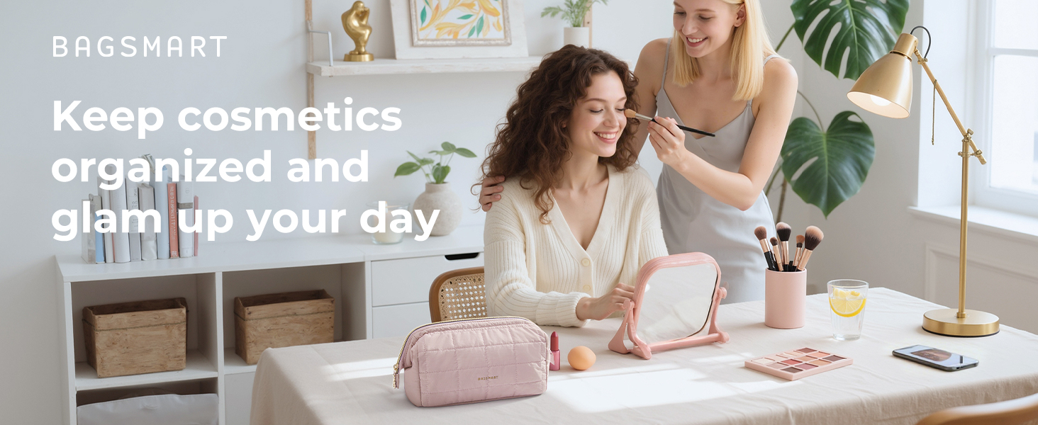 Keep cosmetics organized and glam up your day