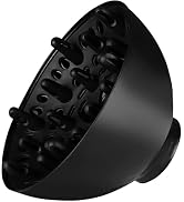 Universal Hair Dryer Diffuser Attachment for Curly Hair,Black Adaptable for Blow Dryers Diffuser ...