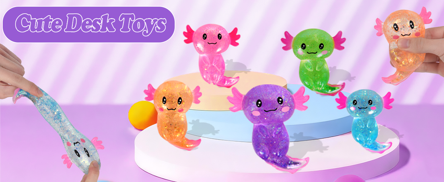 axolotl squishy axolotl stress toy slow rising anxiety relief party favors classroom prizes kids