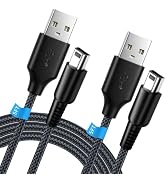 Tedubax 2 Pack USB Charger Braided Cable for 3DS/3DS XL/3DS LL/2DS/DSi/DSi XL/2DS XL/New 2DS LL, ...