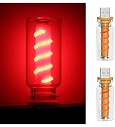 2 PCS Retro Car Lamps,Plug-in USB Led Interior Atmosphere Lights with Touch and Dimmable,Car USB ...