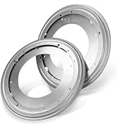 RHBLME 2 Pack Lazy Susan Hardware 12 Inch, 360° Rotating Bearing Plate 5/16" Thick, 750lbs Heavy ...