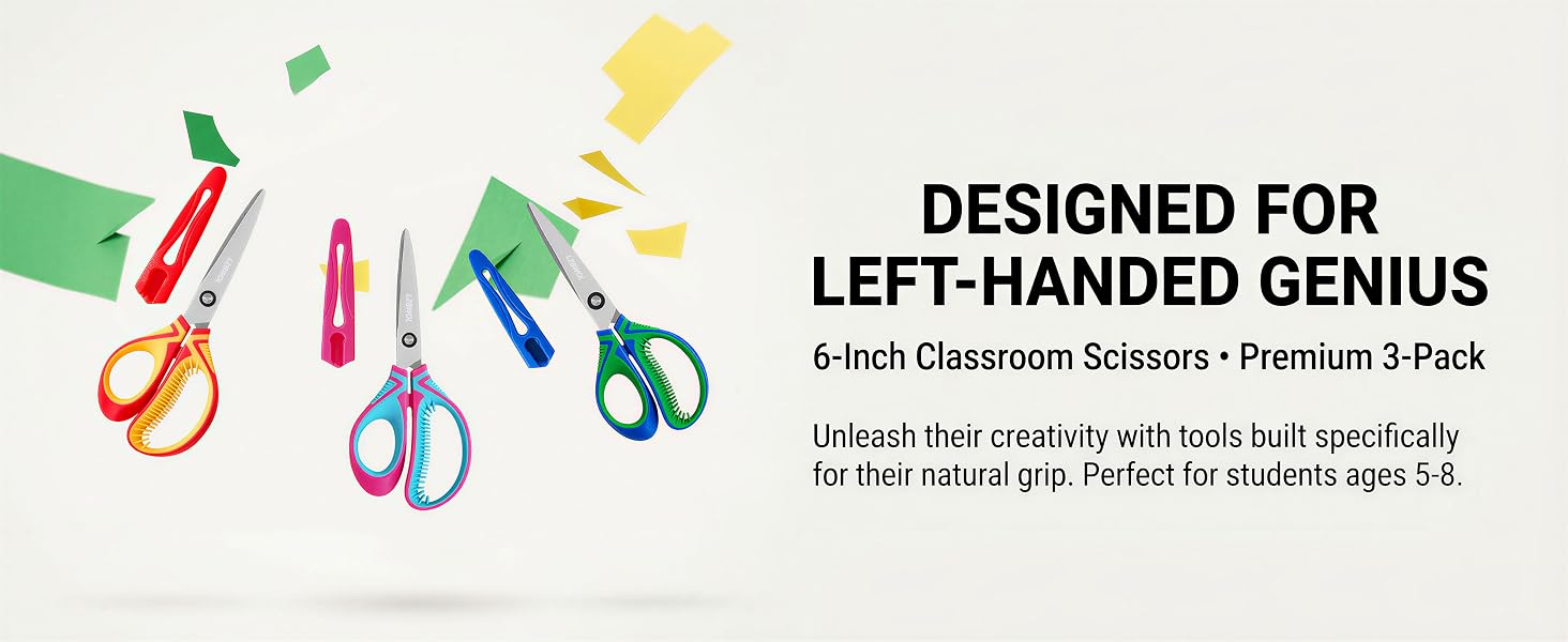 DESIGNED FOR LEFT-HANDED GENIUS