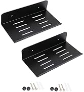 SinLoon 7.8 Inch Small Shelf in Flat Satin Aluminum Bathroom Shelf Wall Mount for Small Speaker S...