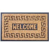 Envelor EN-RMC-11502 Welcome Outdoor Doormat Non Slip Coir Natural Rubber Floor Shoe Scraper Door...