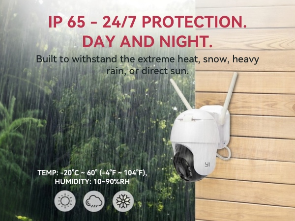yi outdoor IP65 WATERPROOF