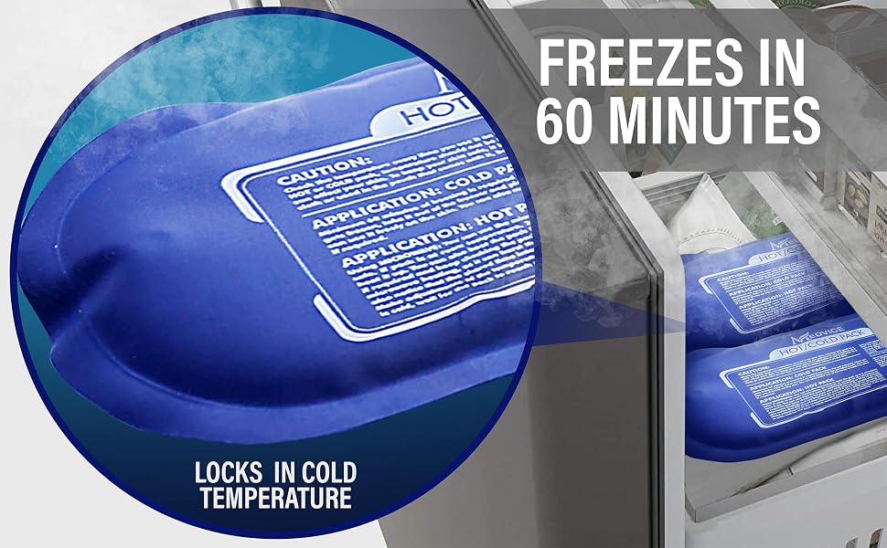 MEDVICE cold packs for injuries, gel ice pack, cold pack, Ice bags for injuries reusable
