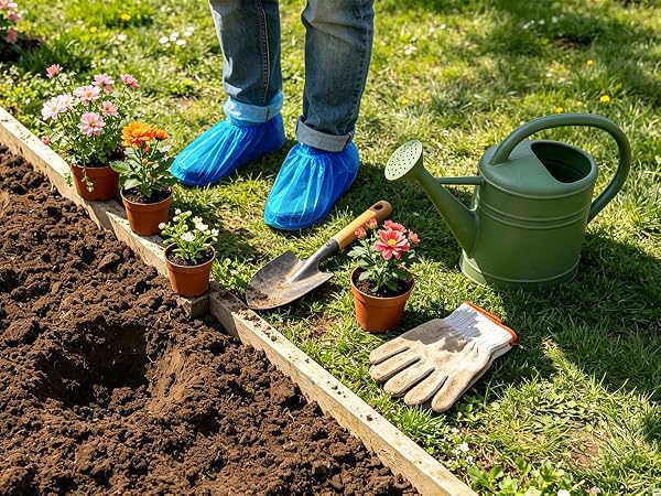 shoe covers for gardening work