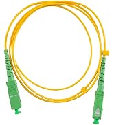 Eardion Fiber Cable, 1M(3.28ft) SC/APC-SC/APC Fiber Jumper Singlemode Simplex - SC to SC 9/125 Fi...