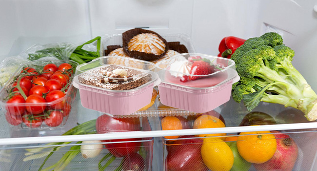 10oz Mini Disposable Cake Pans with Lids