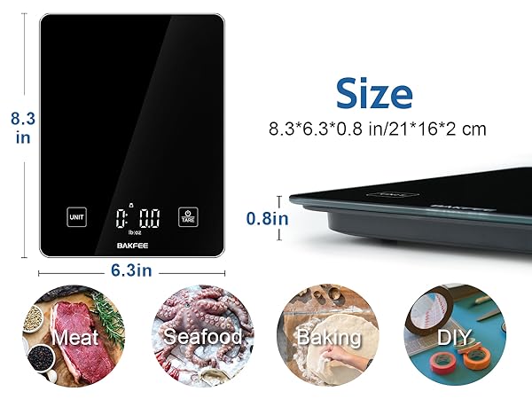 BakFee Waterproof Scale