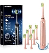 Sonic Electric Toothbrush for Adults: 42000 VPM Deep Cleaning for Travel & Sensitive Teeth – Rech...
