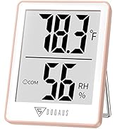 DOQAUS Digital Hygrometer Indoor Thermometer Humidity Gauge Room Thermometer with 5s Fast Refresh...
