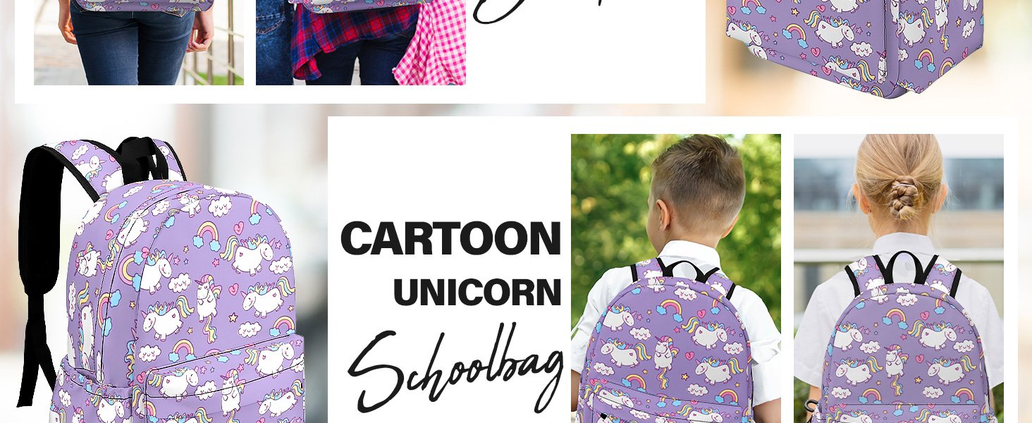 cartoon unicorn backpack
