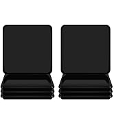 Ezprotekt 8 Pack 5 Inch Large Square Furniture Sliders, Reusable Furniture Movers Sliders for Car...