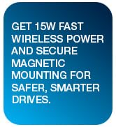phone mount magnetic for car with usb c charging for mobile phone holder truck vehicle mount